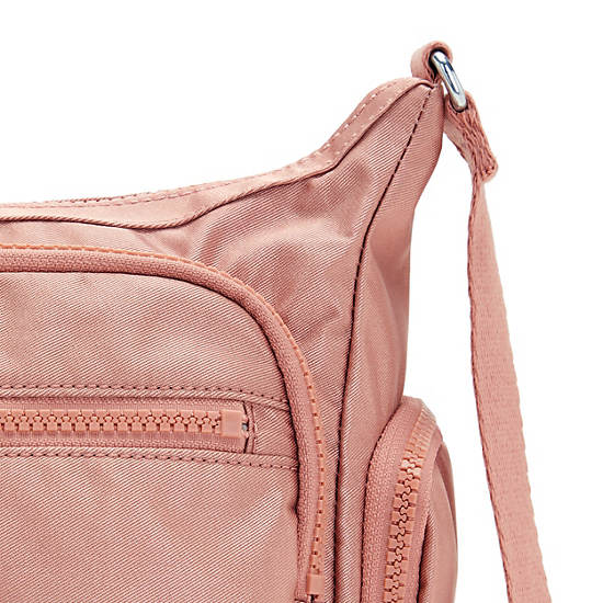 Kipling Gabbie Small Metallic Crossbody Väska Rosa | SE 2073TC